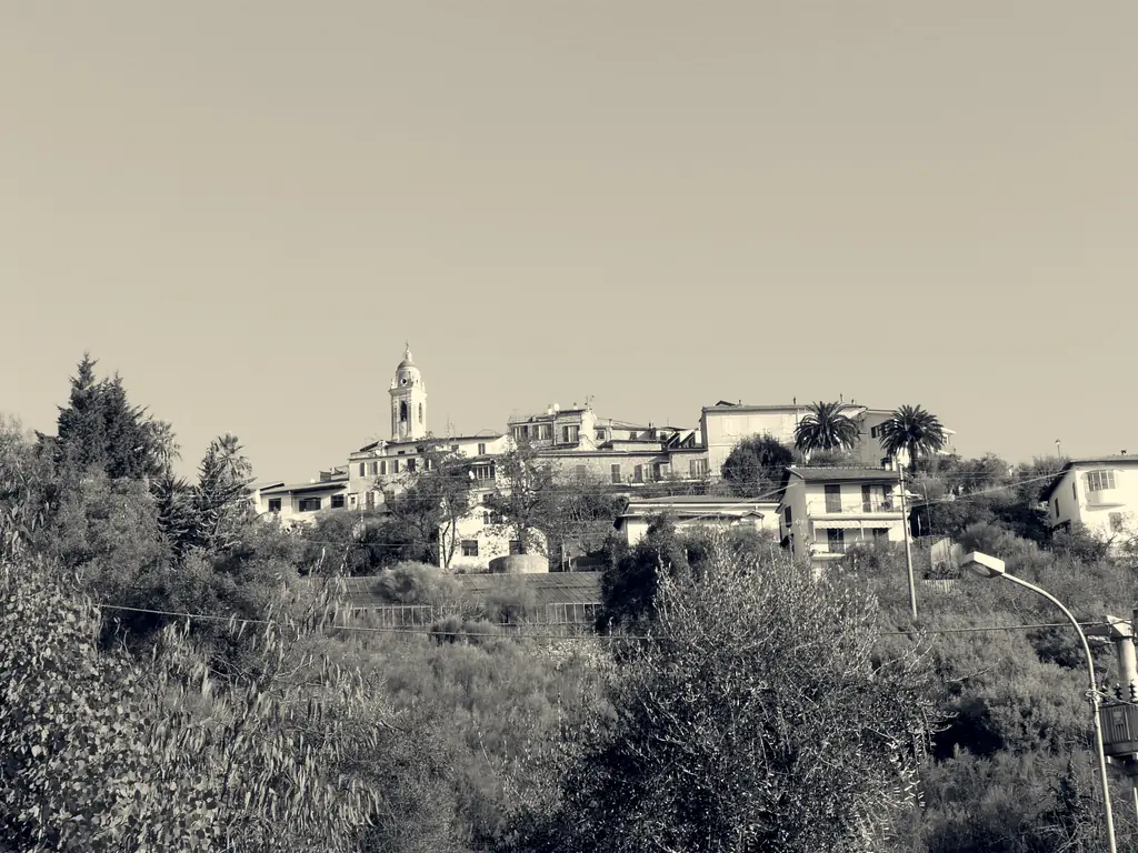 Panorama de Seborga et de la côte ligure